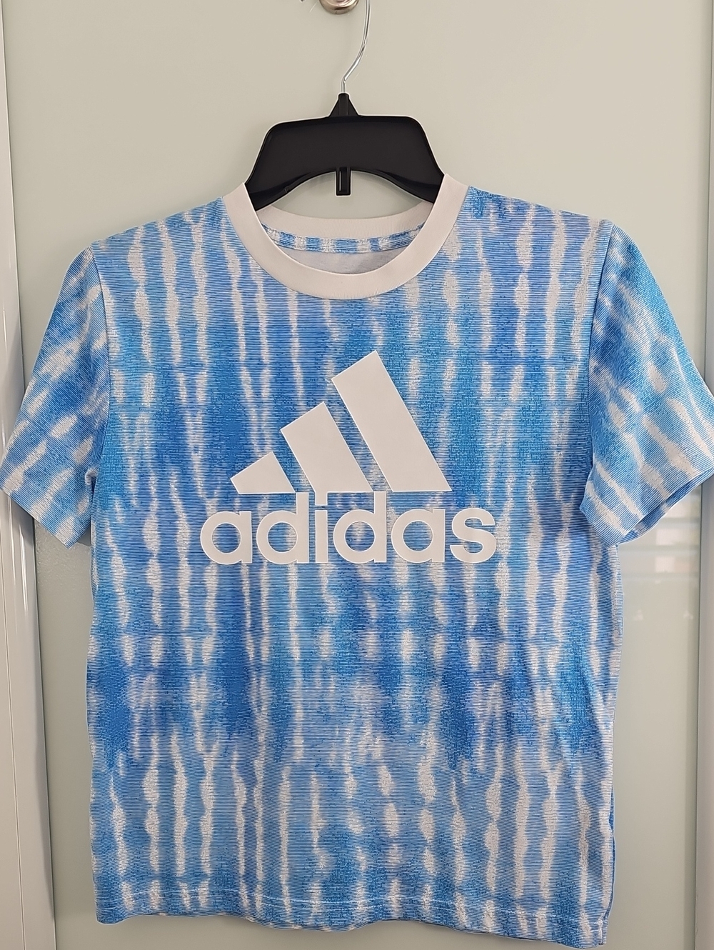 Adidas Boys Shirt / Top Blue Size 8 - Picture 9 of 9
